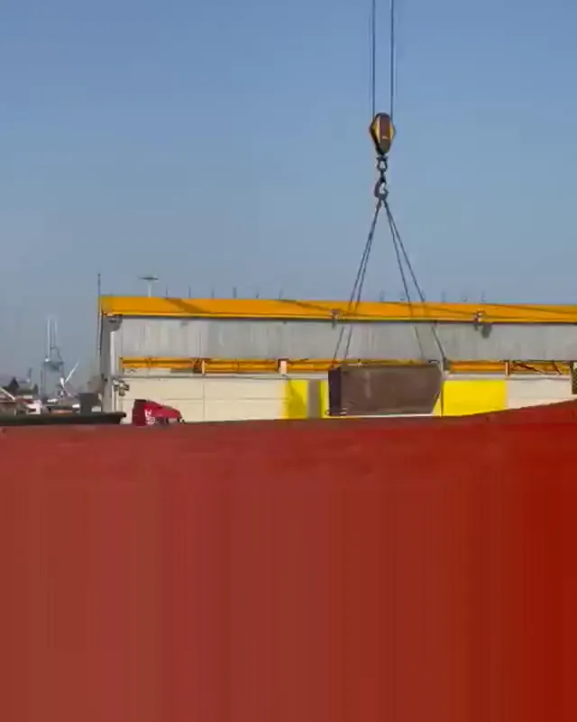 Industrial cargo-handling context.